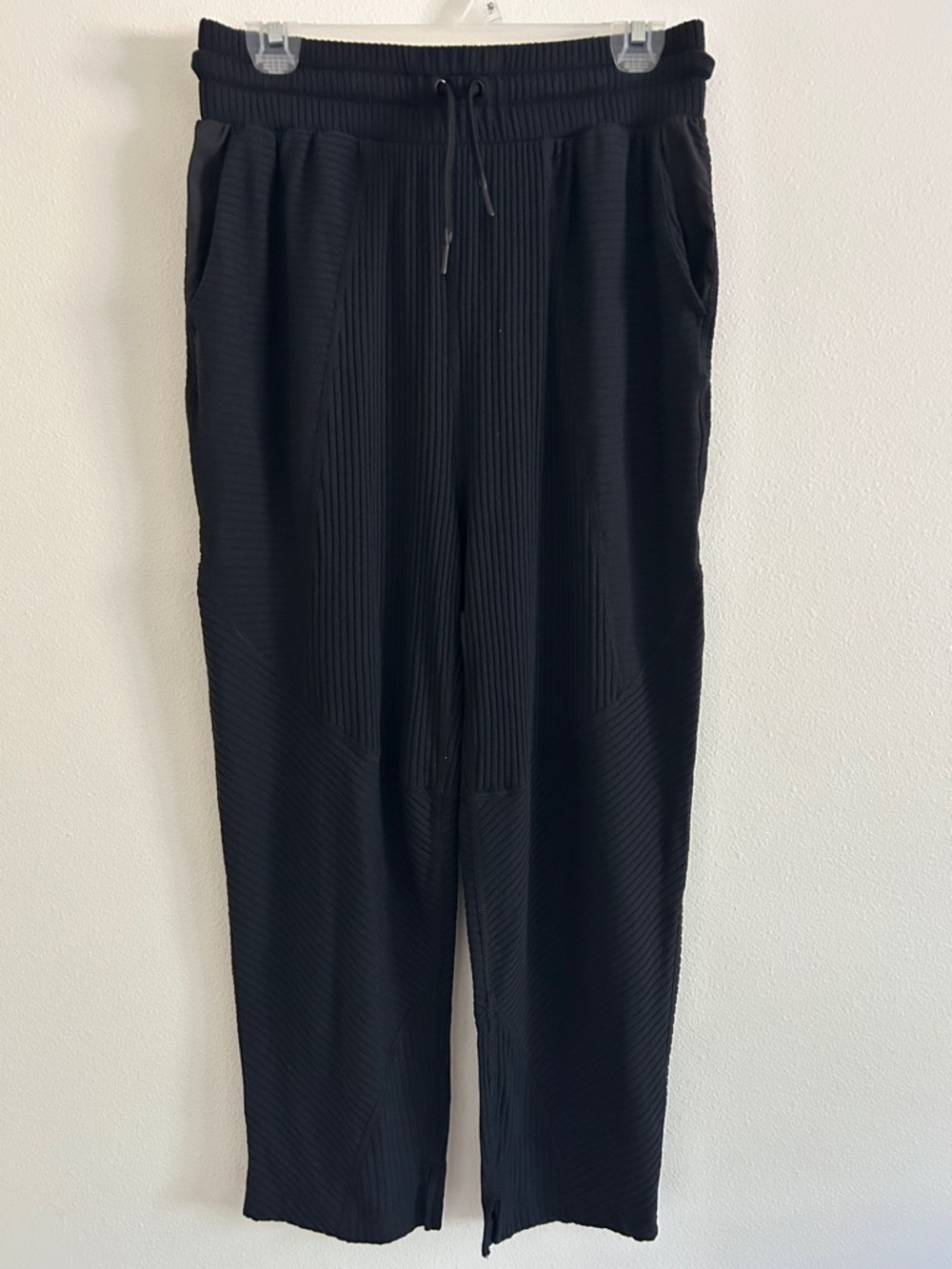FP Movement Ribbed Knit Pants Zipper Pocket Straight Size Small